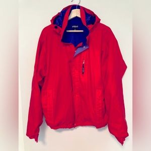 Patagonia vintage lined windbreaker with removable hood Men’s/Unisex size L